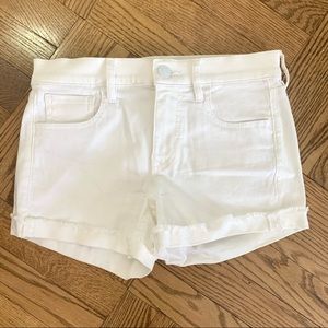 Express White Denim Shorts